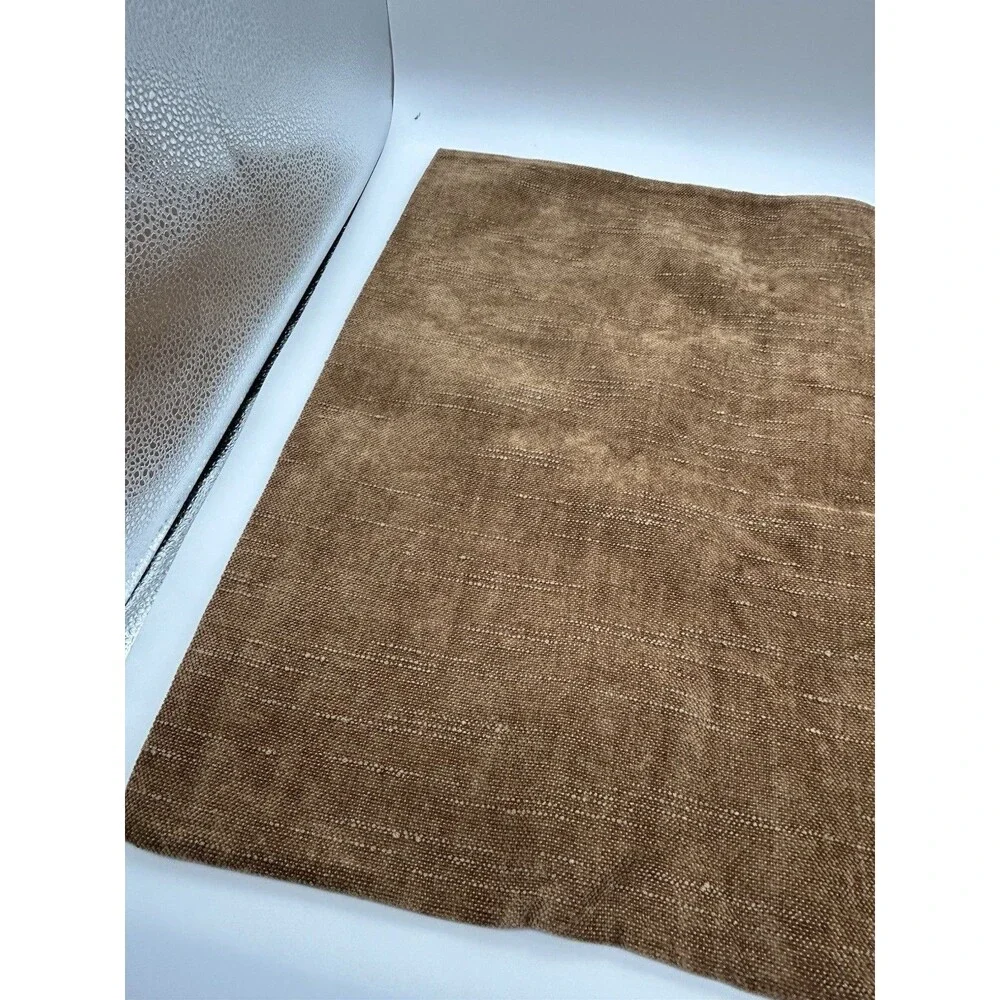 Foindtower Throw Pillow Covers (Set of 2) 20x20 Brown Textured Cushion Cases New
